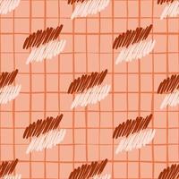 Hand drawn scrawl sketch pattern. Pencil strokes seamless texture. Scribble line drawing wallpaper vector