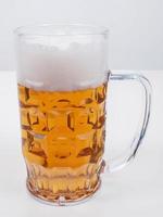 Lager beer glass photo