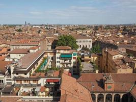 Aerial view of Bologna photo