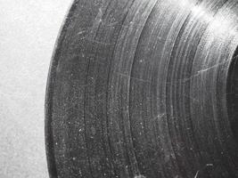 Scratched vinyl record photo