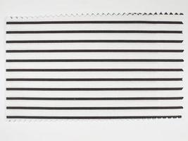 Black Striped fabric sample photo