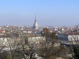 vista aerea de turin foto