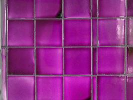 Purple tiles texture photo