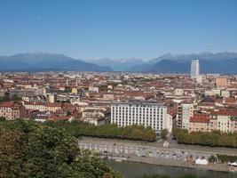 vista aerea de turin foto