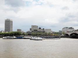 River Thames South Bank, London photo