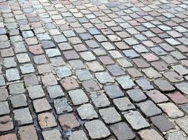 Pavement sidewalk tiles photo