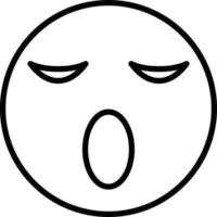 Sleepy Icon Style vector