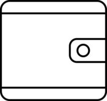 Wallet Icon Style vector