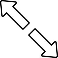 Resize Icon Style vector