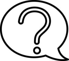 Question Icon Style vector