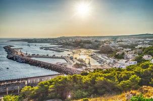 paseo marítimo de santa maria di leuca, salento, apulia, italia foto