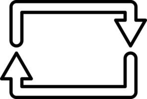 Rectangular Arrow Icon Style vector