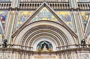 Detail of the bas-relief at Orvieto Cathedral, Italy photo