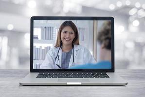 concepto de sitio web de atención médica foto