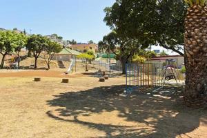 parque infantil africano en bo-kaap, ciudad del cabo. foto