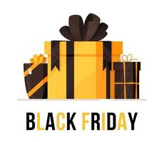 Vector illustration of black friday. Concept for discount day.