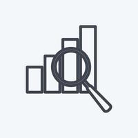 Optimization Icon in trendy line style isolated on soft blue background vector