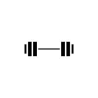 Gym, Fitness, Weight Solid Icon Vector Illustration Logo Template. Suitable For Many Purposes.