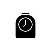 Timer, Time Solid Icon Vector Illustration Logo Template. Suitable For Many Purposes.