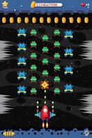 Retro pixel space game interface vector