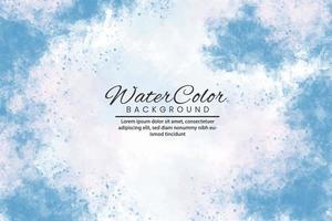 Abstract splashed watercolor textured background vector