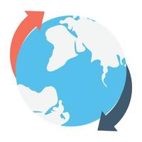 Trendy Globe Concepts vector