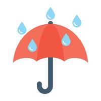 Trendy Umbrella Concepts vector