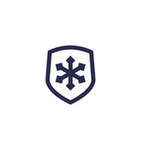 Frost resistant icon vector