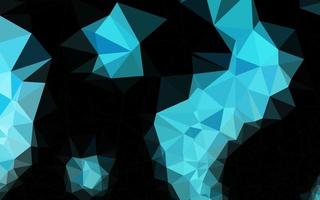 Light BLUE vector triangle mosaic texture.