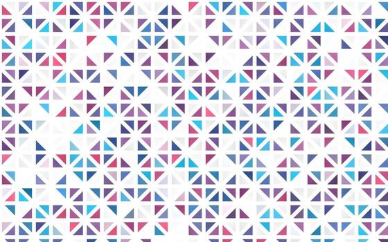 Light Blue, Red vector seamless texture in triangular style.