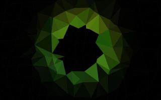 cubierta de mosaico de triángulo vector verde claro.