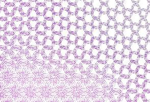 Light purple vector background with bubbles.