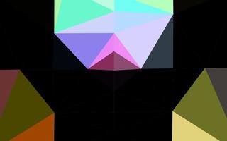 Light Multicolor, Rainbow vector polygonal background.