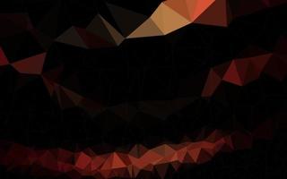 Dark Red vector low poly cover.