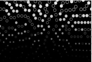 Dark Silver, Gray vector background with bubbles.