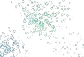 Light Blue, Green vector backdrop with dots.