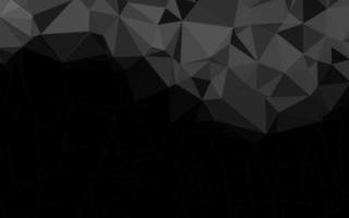 Dark Silver, Gray vector blurry triangle template.