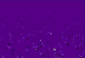 Light Purple vector cover with spots.