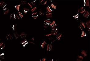 Light Red vector backdrop with lines, circles, rhombus.