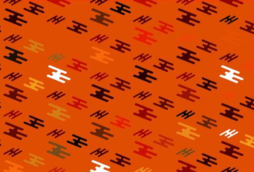 Light Red, Yellow vector pattern with narrow lines.