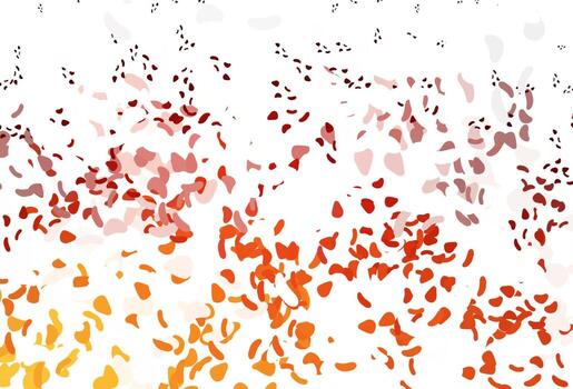 Light Red, Yellow vector backdrop with abstract shapes.
