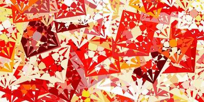 Light Red, Yellow vector layout with triangle forms.