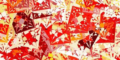 Light Red, Yellow vector layout with triangle forms.