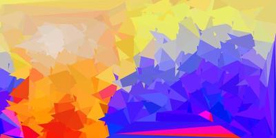 Dark yellow vector gradient polygon design.