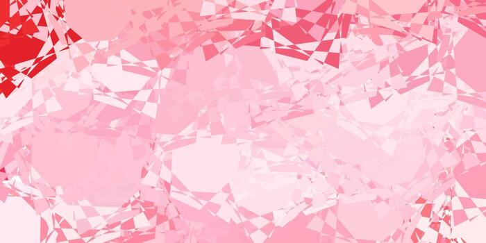 Light Red vector template with triangle shapes.