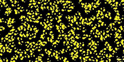 Dark yellow vector background with random forms.