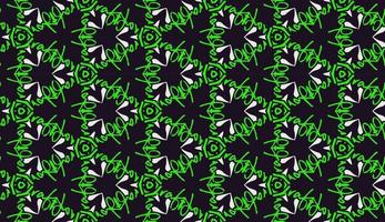 Green and black color seamless pattern texture and template. Multicolored. Colorful ornamental graphic design. vector