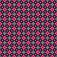 Pink, white and black color seamless pattern texture and template. Multicolored. Colorful ornamental graphic design. vector