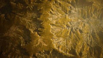 vista aérea superior del cañón de roca roja video