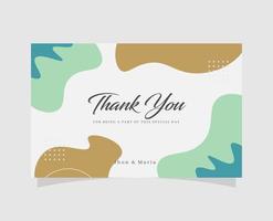 We are getting married thank you card vector